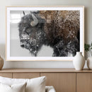 American Bison Wall Art Print – Majestic Buffalo Canvas