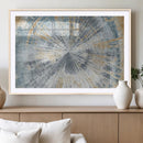 Radiant Abstract Wood Rings Canvas Art – Modern Triptych