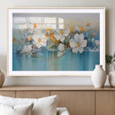 Abstract Flower Wall Art Canvas Print
