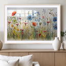 Colorful Wildflower Canvas Wall Art - Vibrant Floral