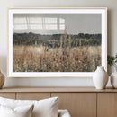 Abstract Wildflower Art Field Landscape Oil Painting Print,