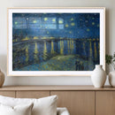 Vincent van Gogh Starry Night over the Rhone Abstract Wall