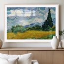 Wheatfield With Cypresses By Van Gogh Painting Wall Art