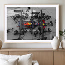 RedBull Formula 1 Canvas Wall Art Print