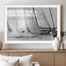 Yacht Sailboat Regatta Canvas Wall Art Canvas Print