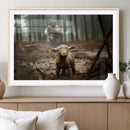 Jesus Lost Lamb Canvas Wall Art – Heartwarming Woodland by MyGreatCanvas | Canvas Wall Art Prints | Photo Prints & Wall Decor