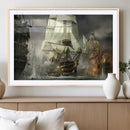 Pirate Ship War Wall Art Canvas Print by MyGreatCanvas | Canvas Wall Art Prints | Photo Prints & Wall Decor