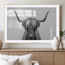 Farmhouse Longhorn Wall Art Canvas Print, Longhorn Texas by MyGreatCanvas | Canvas Wall Art Prints | Photo Prints & Wall Decor