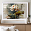 Lotus Flower Watercolor Canvas Print – A Symbol of Serenity by MyGreatCanvas | Canvas Wall Art Prints | Photo Prints & Wall Decor