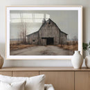 Farmhouse Rustic Barn Wall Art Canvas Print – Framed and