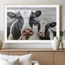 Vintage Baby and Mom Cattle Wall Art Canvas Print by MyGreatCanvas | Canvas Wall Art Prints | Photo Prints & Wall Decor