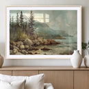 Abstract Acadia National Park Wall Art Canvas Print -