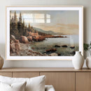 Serene Coastal View of Acadia National Park Wall Art -