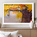 High-Quality Giclee Canvas Print – Framed Calvin Wall Art