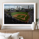 Chicago Cubs Baseball Team Print - Wrigley Field Stadium