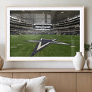 Dallas Cowboys Football Team Print - Arlington AT&T Stadium by MyGreatCanvas | Canvas Wall Art Prints | Photo Prints & Wall Decor