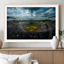 3-Panel Kauffman Stadium Wall Art Print | Large Kansas City