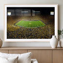 Stadium in Michigan Wall Art Canvas Print, Framed American