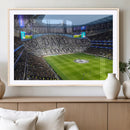 Tottenham Hotspur Stadium Canvas Print, Match Day Triple