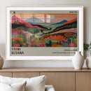Yayoi Kusama Landscape Canvas Print, Vibrant Floral Mountain by MyGreatCanvas | Canvas Wall Art Prints | Photo Prints & Wall Decor