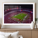 Bryant-Denny Stadium Night Game Triple Canvas Wall Art - by MyGreatCanvas | Canvas Wall Art Prints | Photo Prints & Wall Decor