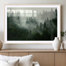 Misty Forest Wall Art – Tranquil Green Woodland Canvas by MyGreatCanvas | Canvas Wall Art Prints | Photo Prints & Wall Decor