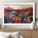 YAYOI KUSAMA Abstract Print - Landscape Canvas Wall Art