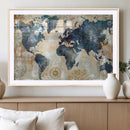 World Map Canvas Print – Framed Wall Art for Couples, by MyGreatCanvas | Canvas Wall Art Prints | Photo Prints & Wall Decor