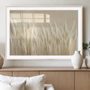 Grass Wall Art Print - Elegant Neutral Decor for Living
