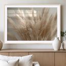 Pampas Grass Canvas Wall Art - Elegant Neutral Decor for