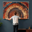 Abstract Tree Ring Art, Colorful Tree Ring Wall Decor, by MyGreatCanvas | Canvas Wall Art Prints | Photo Prints & Wall Decor