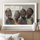 Shai Yossef Print - Joyful Childhood Canvas Wall Art -