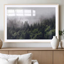 Misty Forest Canvas Wall Art – Serene Triptych Nature Print by MyGreatCanvas | Canvas Wall Art Prints | Photo Prints & Wall Decor