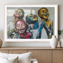 Shai Yossef Style Canvas Art - Joyful African Black Kids by MyGreatCanvas | Canvas Wall Art Prints | Photo Prints & Wall Decor