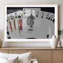 Poker Wall Art - Playing Cards Canvas Wall Art Print - Ace by MyGreatCanvas | Canvas Wall Art Prints | Photo Prints & Wall Decor