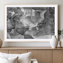 Black White Abstract Canvas Wall Art - Fluid Ink Artwork - by MyGreatCanvas | Canvas Wall Art Prints | Photo Prints & Wall Decor