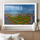 Wrigley Field Chicago Cubs Panoramic Canvas Print –