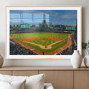 Wrigley Field Chicago Cubs Panoramic Canvas Print –