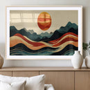 Mountain Triptych Wall Art Canvas Print – Western Nature