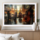 Jazz Wall Art Canvas Print – Colorful Musical Instrument
