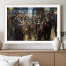 Jazz Canvas Wall Art Print – Abstract African American Music
