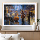 Colorful Jazz Wall Art - African American Music Canvas Print