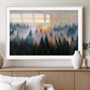 Abstract Forest Wall Art - Serene Nature Canvas Print with by MyGreatCanvas | Canvas Wall Art Prints | Photo Prints & Wall Decor