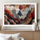 Abstract Mountain Wall Art Canvas Print – Vibrant Stylized by MyGreatCanvas | Canvas Wall Art Prints | Photo Prints & Wall Decor