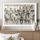 Abstract Horse Wall Art Canvas Print – Framed Horse Sketch by MyGreatCanvas | Canvas Wall Art Prints | Photo Prints & Wall Decor
