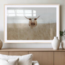Texas Longhorn Wall Art Canvas Print – Framed Lone Cattle by MyGreatCanvas | Canvas Wall Art Prints | Photo Prints & Wall Decor