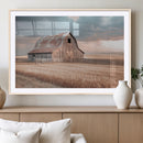 Rustic Barn Wall Art Canvas Print – Framed Wheat Field Scene by MyGreatCanvas | Canvas Wall Art Prints | Photo Prints & Wall Decor