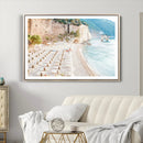 Beach Wall Art Canvas Print – Framed Coastal Seascape Summer