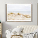 Beach Dunes Wall Art Canvas Print – Framed Serene Coastal