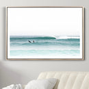 Surfing Wall Art Canvas Print – Framed Ocean Waves